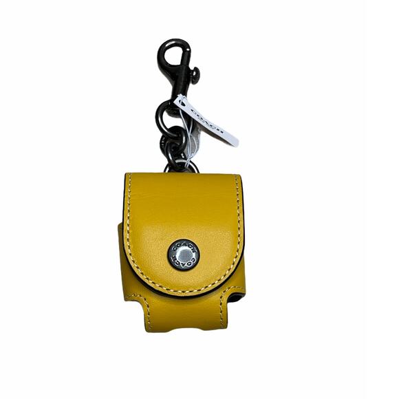 Coach Earbud AirPods Case Bag Charm - Picture 1 of 5
